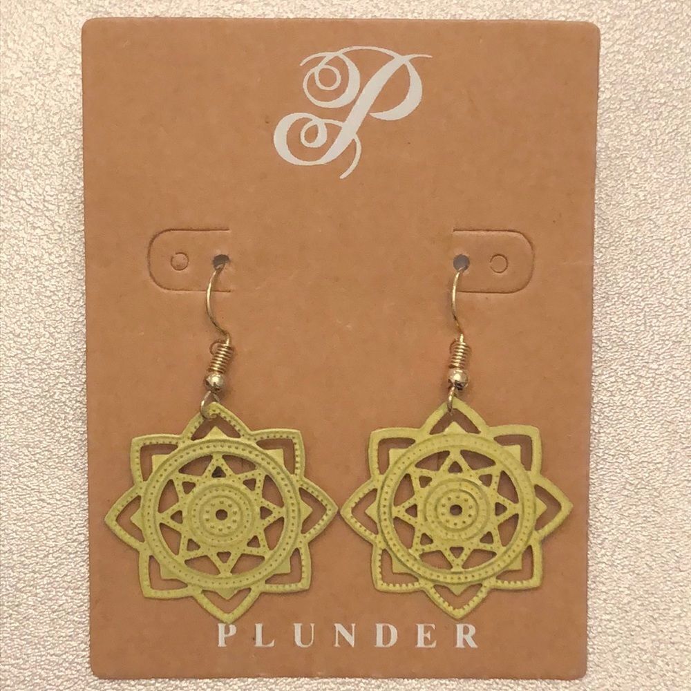 Plunder | “Spring” Filigree Earrings | 2” Drop